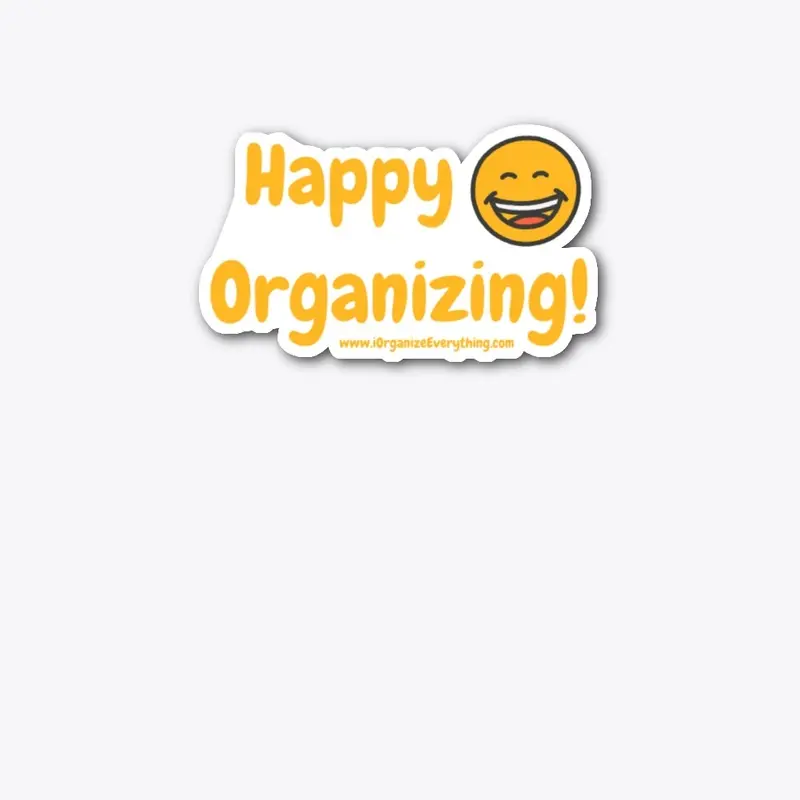 Happy Organizing Sticker